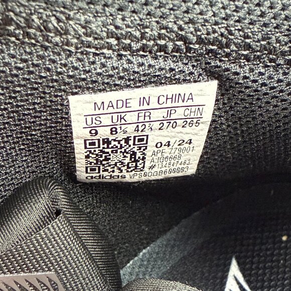 Adidas AE 1 Men 9 Shoe Grey Black Ascent Pack Anthony Edwards Basketball Sneaker - Picture 9 of 9